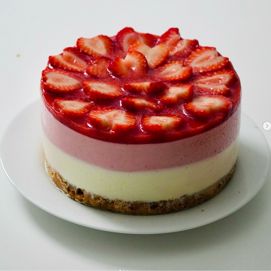 Signature Japanese Strawberry Rare Cheesecake