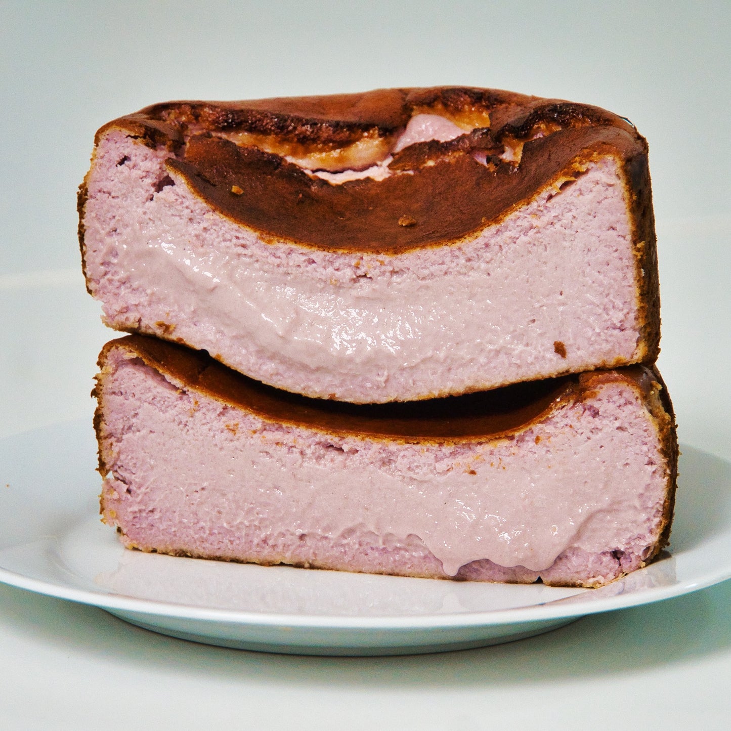 Ube Basque Cheesecake ウベバスクチーズケーキ