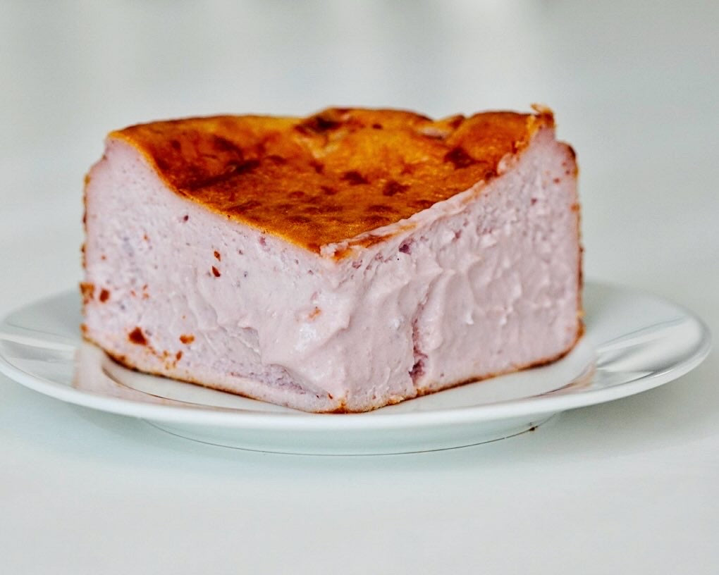 Ube Basque Cheesecake ウベバスクチーズケーキ